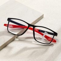 Nouvelles lunettes de lecture pour personnes âgées, unisexes, à monture carrée, avec verres gris à changement de couleur, multifocales, anti-lumière bleue, noires/rouges