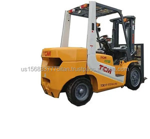 TCM 3 Ton Diesel Powered <b>Pallet</b> Truck 4.5 M Reach <b>Used</b> 4x4 Drive 2024 Model Hot Selling Isuzu Engine 1 Year Warranty - Product Image 1