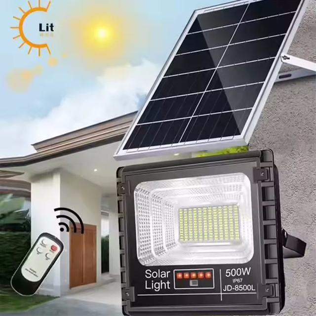 IP67 Waterproof LED Floodlight Home Camera Solar Power Simulation Camera Security Wall Lamp Monitoring CCTV Light