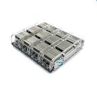 Connecteur QSFP Amphenol V95-AAZ24-02200A1 112G 1x4 avec cage de blindage EMI et dissipateur thermique pour transceiver de données