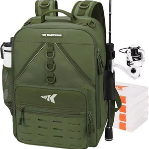 Sac à dos de pêche avec porte-cannes, sac isotherme et boîte de rangement pour matériel de pêche – Échantillon gratuit - Product Image 1