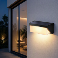 Lampe murale solaire extérieure IP65 certifiée CE à prix de gros pour clôture, jardin, éclairage décoratif lumineux, applique murale LED