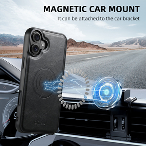 Funda SUTENI para <span class=keywords><strong>iPhone</strong></span> 18 Pro Max con Carga Inalámbrica, Banda <span class=keywords><strong>El</strong></span>ástica Magnética, Ranuras para Tarjetas, Soporte, Cuero Sintético, Compatible con 17, 16 Plus, 15, 14, <span class=keywords><strong>13</strong></span> - Product Image 3