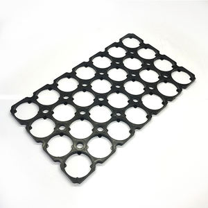 Accessoires pour batterie, support en plastique noir, matériau ABS+PC ignifuge, support de batterie 32650 4x7 - Product Image 3