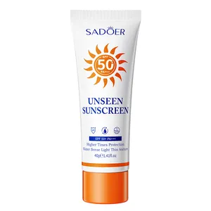 Custom SPF50+PA+++ Men Sunblock Sunscreen Moisturizer Whitening Organic Skin Care Suncream Collagen Unseen Sunscreen For Skin