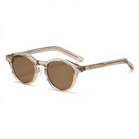 Lunettes de soleil rétro 2026 unisexe, monture TR90, verres PC, protection UV400, lunettes colorées, vente en gros, logo personnalisé