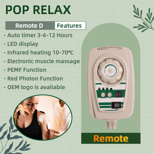 POP RELAX Spa Belleza Nuevo estilo <span class=keywords><strong>Biomat</strong></span> Estera de masaje térmico Terapia de calor Alivio del dolor muscular Colchón de cristal de amatista bio - Product Image 5