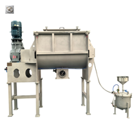 Mélangeur horizontal FKJX en acier inoxydable, mélangeur à vis horizontale, mélangeur horizontal pour toner et amidon