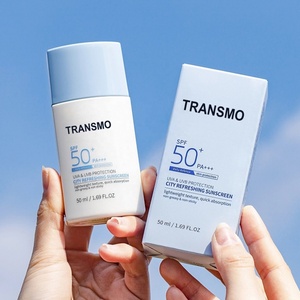 Tube en plastique compressible de 50 ml pour lotion de protection personnelle de la peau, emballage de crème solaire, crème BB, écran solaire, tube de crème solaire - Product Image 1