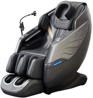 Silla de masaje Shiatsu de gravedad cero para oficina en casa C90, sillón plegable de relajación de pies con espalda cálida 4D con cuero PU para el trabajo en casa