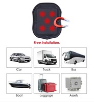 Rastreador GPS 4G Magnético Fuerte Inalámbrico TK905 de Bajo Precio TKstar 905 con Aplicación Gratuita