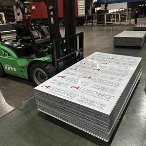 Panneau composite en <span class=keywords><strong>aluminium</strong></span> écologique de 4x8 / <span class=keywords><strong>4X10</strong></span> pieds, panneau sandwich à noyau ininterrompu pour meubles de séparation - Product Image 6