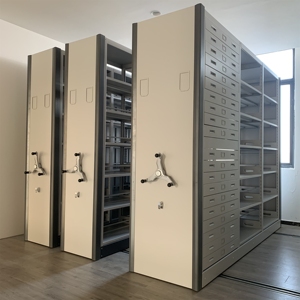 Solution de stockage d'archives, compacteur de dossiers en acier pour bureau, rayonnage mobile, système de stockage intelligent pour dossiers - Product Image 2