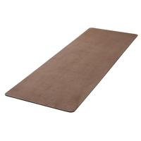 Tapis de yoga en daim marron foncé de qualité supérieure, tapis professionnel antidérapant en caoutchouc naturel, absorption des chocs, tapis de fitness