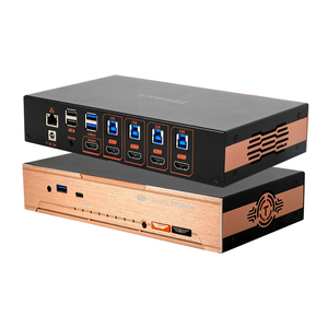 TESmart 4x1 HDMI <strong>KVM</strong> Switch USB 3.0 8K 60HZ EDID Support Auto-scan Mode RJ45 Gigabit Built-in Charging Module <strong>KVM</strong> - Product Image 1