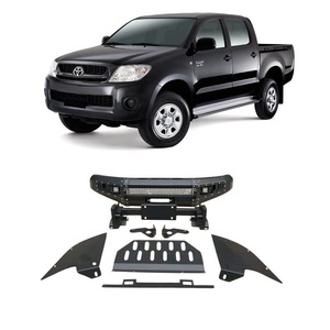 HIACE HOME use para camioneta 4X4Car accesorios para carrocería Toyota Hilux Vigo 2005-2015 Parachoques delantero <span class=keywords><strong>de</strong></span> hierro-[<span class=keywords><strong>Divergente</strong></span>] - Product Image 2