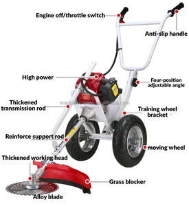 Cortador de Grama Manual a Gasolina Versátil com Lâminas de Aço para Uso Profissional - Product Image 5