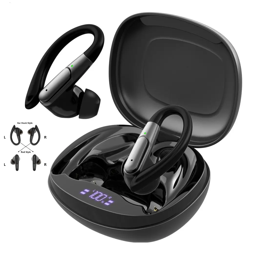 Kinlan taşınabilir çevirmen Bluetooth kulaklık kulaklıklar yılında Tws spor su geçirmez akıllı gürültü Cancellatio kablosuz kulaklık