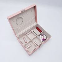 Boîte d'emballage de bijoux en carton, petite, exquise, personnalisée, avec fermeture éclair, pour bagues et boucles d'oreilles, vente en gros d'usine