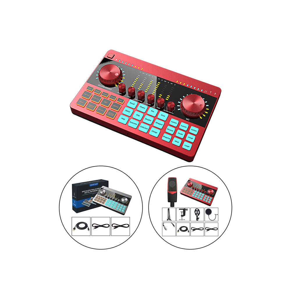 Профессиональная звуковая карта для студийной записи и пения в режиме прямой трансляции с usb-интерфейсом