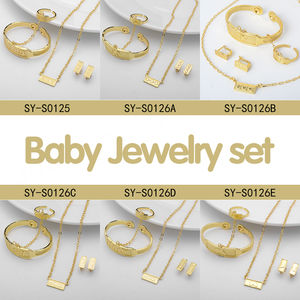 Joyería de Moda Zeader, Conjuntos de Joyería de Oro de 14k, Conjunto de Joyería para Bebé - Product Image 2