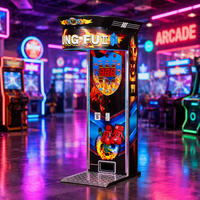 Machine d'arcade de boxe de style européen à monnayeur, jeu de test de force de frappe pour centre de jeux
