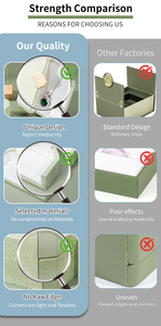 Quảng đông nhà sản xuất từ đôi cửa hộp đồ trang sức bao bì đôi mở hộp cho đồ trang sức - Product Image 6