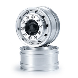 Jantes avant Beadlock en alliage métallique pour camion tracteur RC <span class=keywords><strong>1</strong></span>/<span class=keywords><strong>14</strong></span> T a 56, pièce de mise à niveau pour véhicule tout-terrain - Product Image 4