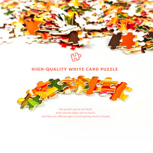 Rompecabezas <span class=keywords><strong>de</strong></span> Pizza Personalizado <span class=keywords><strong>de</strong></span> 500 Piezas, Cartulina Blanca, Acabado Brillante, Grosor Personalizable, Corte <span class=keywords><strong>de</strong></span> Precisión, Ecológico y Certificado - Product Image 2