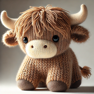 Thiết Kế Mới Sang Trọng Cao Nguyên Bò Thú Nhồi Bông Cao Nguyên Bò Bán Buôn Cao Nguyên Bò Đồ Chơi Sang Trọng - Product Image 5