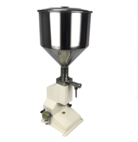 Petite machine de remplissage pneumatique économique de liquide et de crème de haute qualité avec pédale (1-20ml, 5-50ml, 10-100ml)
