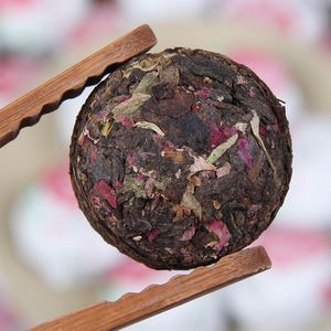 Mini Tuocha <span class=keywords><strong>Rose</strong></span> Pu'er Thé mûr combiné à des herbes, thé à la <span class=keywords><strong>rose</strong></span> rouge, thé santé - Product Image 3