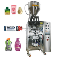 Machine d'emballage automatique multi-voies pour sachets de gel énergétique liquide de forme irrégulière avec scellage arrière personnalisé