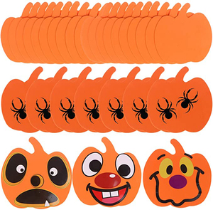 Kit de Manualidades de <span class=keywords><strong>Calabaza</strong></span> de Halloween de Espuma <span class=keywords><strong>EVA</strong></span> Educativa, Creativa y Hecha a Mano con Materiales Duraderos, Superventas - Product Image 1