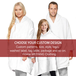 Customized Print Sublimation <strong>Hoodie</strong> <strong>Blanket</strong> <strong>Oversized</strong> Sweatshirt Wearable <strong>Hoodie</strong> TV <strong>Blanket</strong> Personalized - Product Image 2