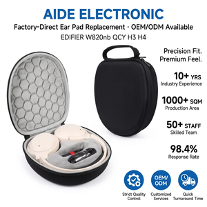 EDIFIER W820nb <span class=keywords><strong>QCY</strong></span> H3 H4 Kabellose & Kabelgebundene Umweltfreundliche Wasserdichte Sturzsichere Tragbare Schwarze Kopfhörer-Aufbewahrungstasche - Product Image 1