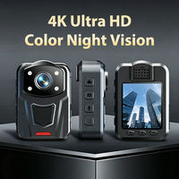 Caméra corporelle sans fil 2K Ultra HD, enregistreur vidéo grand angle, vision nocturne, mémoire 32 Go, microphone, batterie 20 heures
