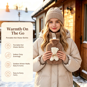 <span class=keywords><strong>Bouillotte</strong></span> en Peluche Réutilisable Soulagement Douleurs Menstruelles et Articulaires Chauffage Hivernal - Product Image 4