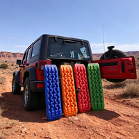 4WD Offroad Notfallwerkzeuge Fahrzeugbergung Traktionsplatten Sand-Montagehalterung Fluchtbrett Sandbrett