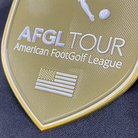 Patch 3D en TPU personnalisé pour maillot de football, impression en relief, badge d'équipe de football, logo de club, transfert thermique