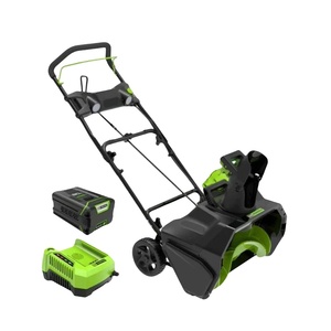 Home Appliance Brushless Cordless Snow Blower 220V AC Current Efficient Tool for Throwing Brushless Cordless Snow Blower - Product Image 1