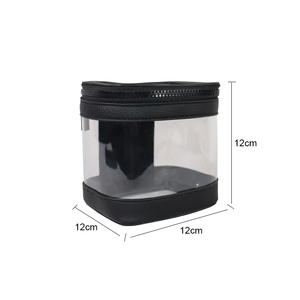 Organisateur de voyage portable en EVA transparent personnalisé OEM pour sac, avec fermeture à cordon et boucle, noir, 12+ compartiments - Product Image 6
