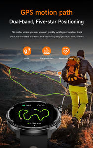 Montre connectée GPS S666 multisports avec écran AMOLED HD de 1,43 pouce (466*466), suivi du sommeil, de la fréquence cardiaque et de la santé - Product Image 6