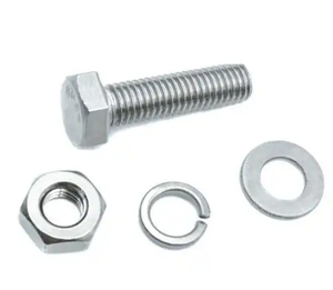 Vis en acier allié à filetage métrique fin avec écrous de blocage, électro-plaquées, fabriquées en Chine pour l'assemblage d'instruments de précision et de vannes - Product Image 6