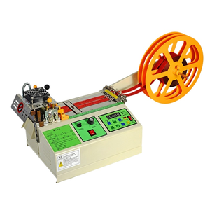 Máquina de corte automática Yunqingtech para cintas de nailon, poliéster, cinchas, cinturones y cintas planas de satén, con función de corte en caliente y en frío - Product Image 1