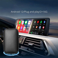 Boîte vidéo pour voiture Android 12 avec Carplay sans fil, chipset 2+16 Go, boîte Carplay, Google Maps, Car Play Magic Box