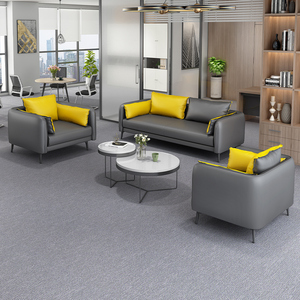 Juego de Sofás Ejecutivos de Cuero Moderno y Lujoso con Funciones Reclinables para Oficina en Casa, Sala de Estar y Dormitorio - Uso Comercial - Product Image 3