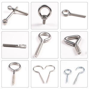 Thép Không Gỉ 316 Gỗ Móc Vít Mắt Chủ Đề Cá Tự Khai Thác Nhỏ Mắt Vít - Product Image 2