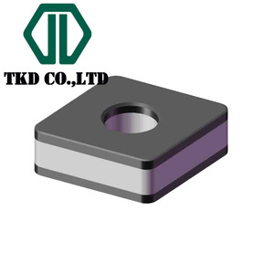 Venta caliente CNC PCBN CBN con punta de la herramienta de torneado maciza CBN consejos insertar TNGA TNMG para acero templado de hierro fundido - Product Image 1