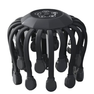 Masajeador de Cabeza Eléctrico Tipo Pulpo, Masajeador de Cuero Cabelludo de 360 Grados, 5 Modos, 10 Nodos de Silicona Suave para Aliviar el Estrés - Product Image 6